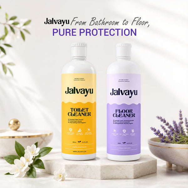Home Hygiene Duo (Lavender Floor Cleaner + Jasmine Toilet Cleaner) - Pack of 2