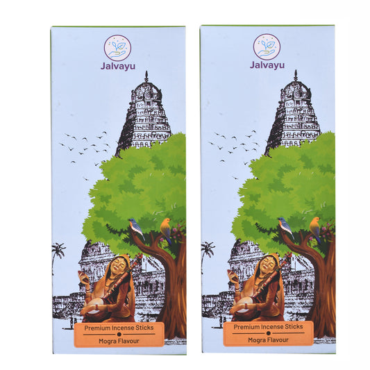 Jalvayu Mogra Incense Stick | Combo Pack of 2 Boxes | Natural & 100% Organic