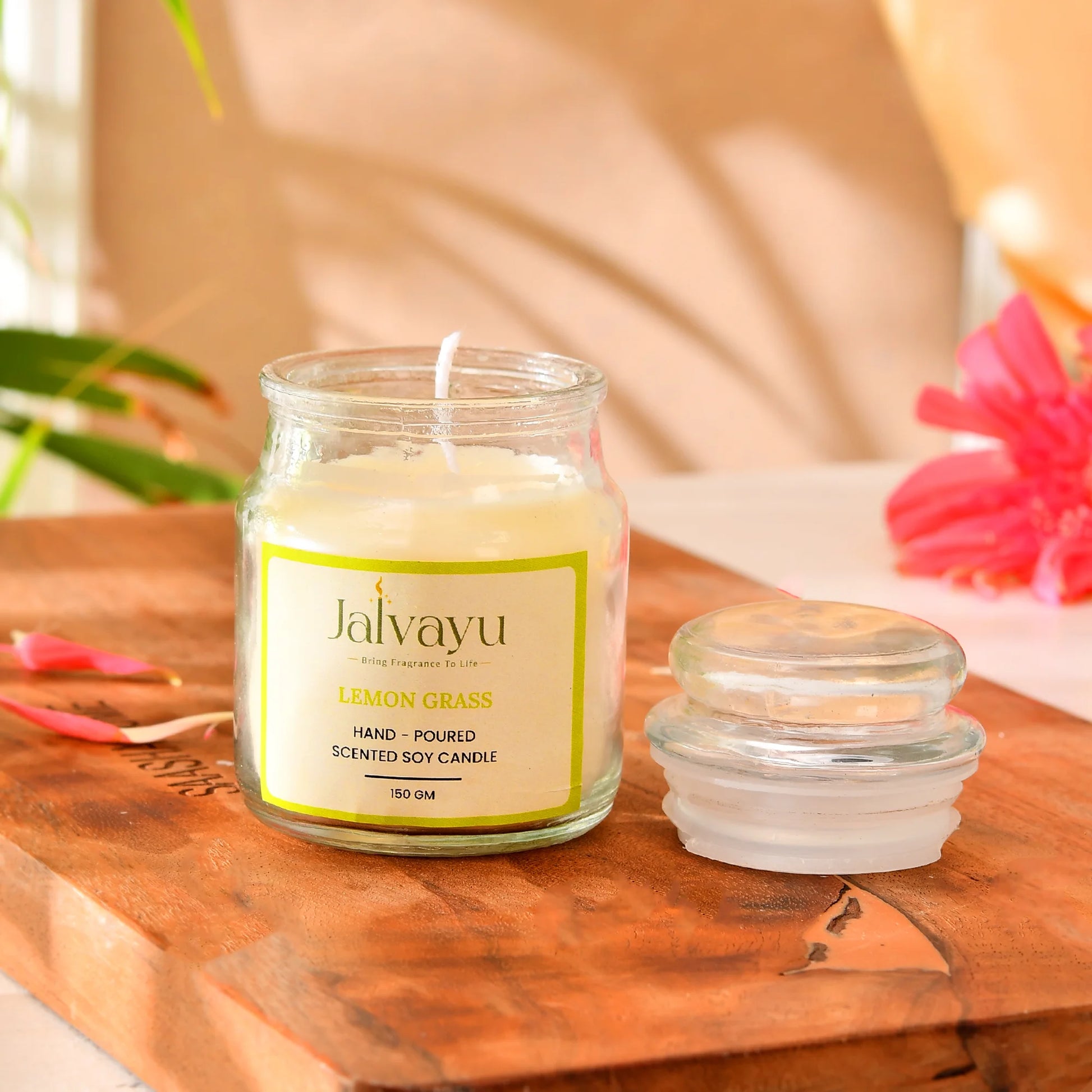 Jalvayu Lamon grass scented candles