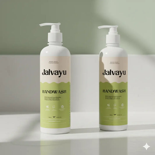 Jalvayu Lemon Handwash – Plant-Based , Eco friendly ,  Natural & Gentle & Non-Toxic (Pack of 2 | 500ml each)