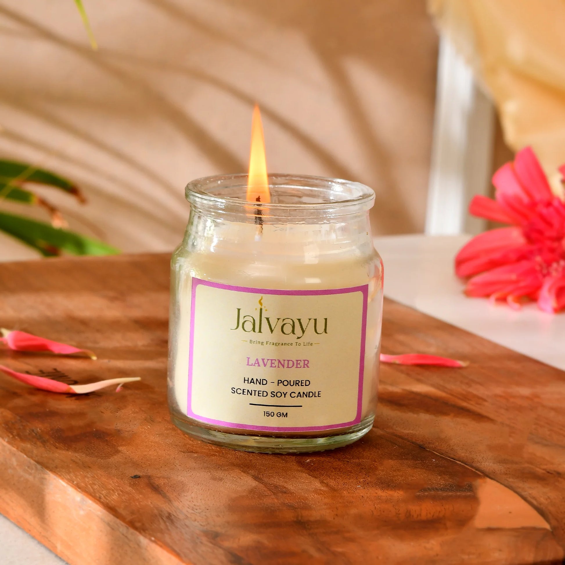 Lavender scented candles
