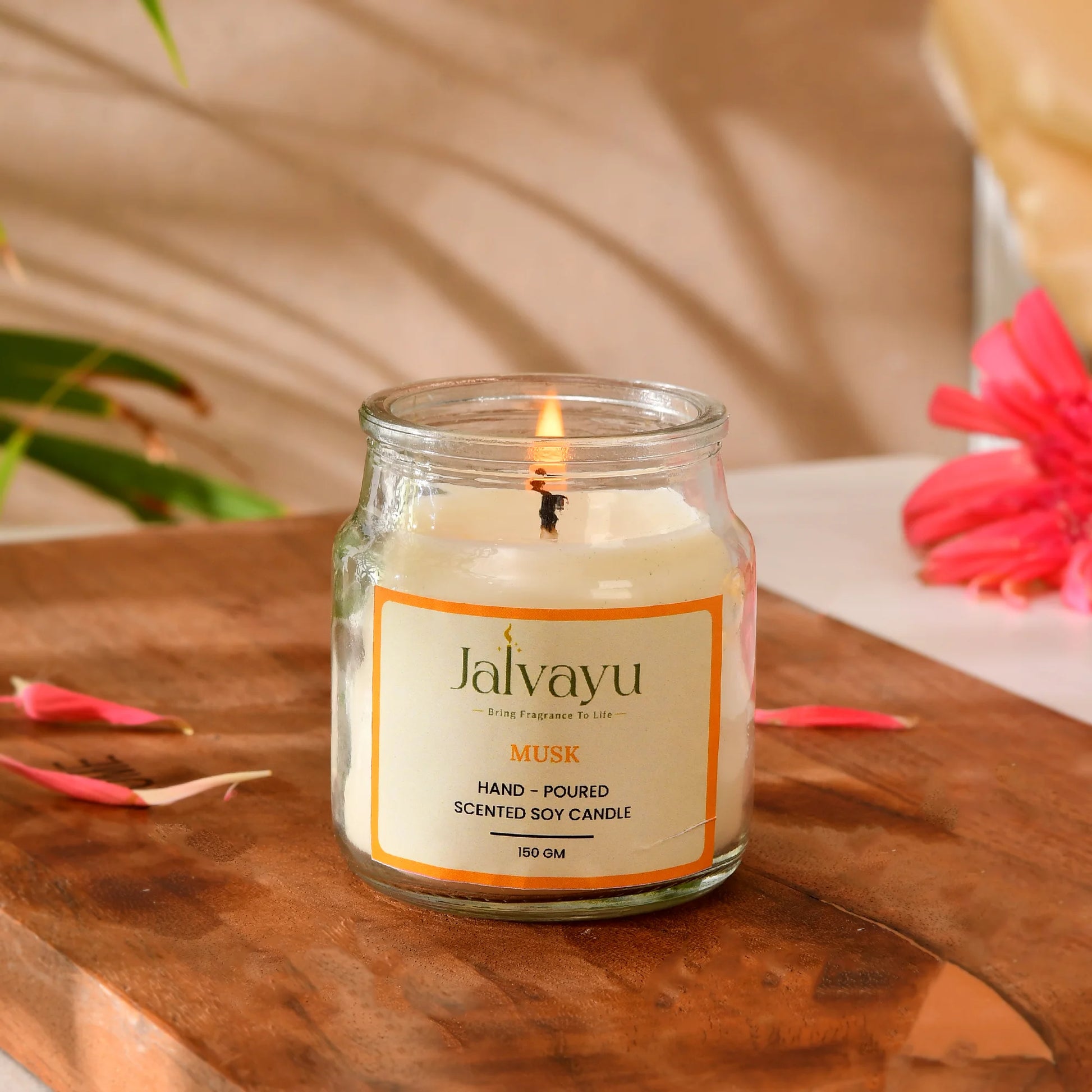 musk scented candle